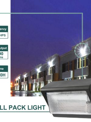 ETL DLC, accesorios de paquete de pared led, fotocélula del anochecer al amanecer, 80w, 11200LM, 240 voltios, 250w, luz led de patio